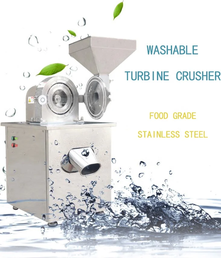 Commercial Multi-function Washable Hemp Leaves Herb Salt Maize Wheat Spices Grinding Machine For Sales