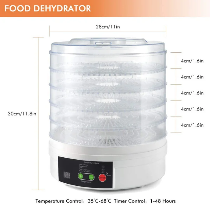 Hot sale Fruit and vegetable dried fruit machine food dryer household smart dryer