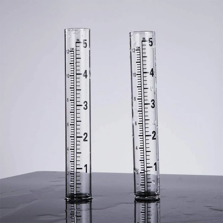 Flat Bottom Glass Test Tube High Temperature Resistant Laboratory Supplies
