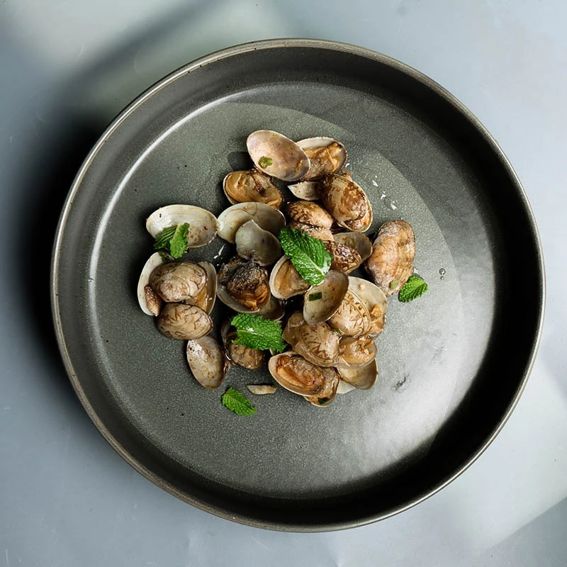 Cheap Factory Price OEM Customized Colorful Glazed Soup Plate 9' Ceramic Stoneware Plate