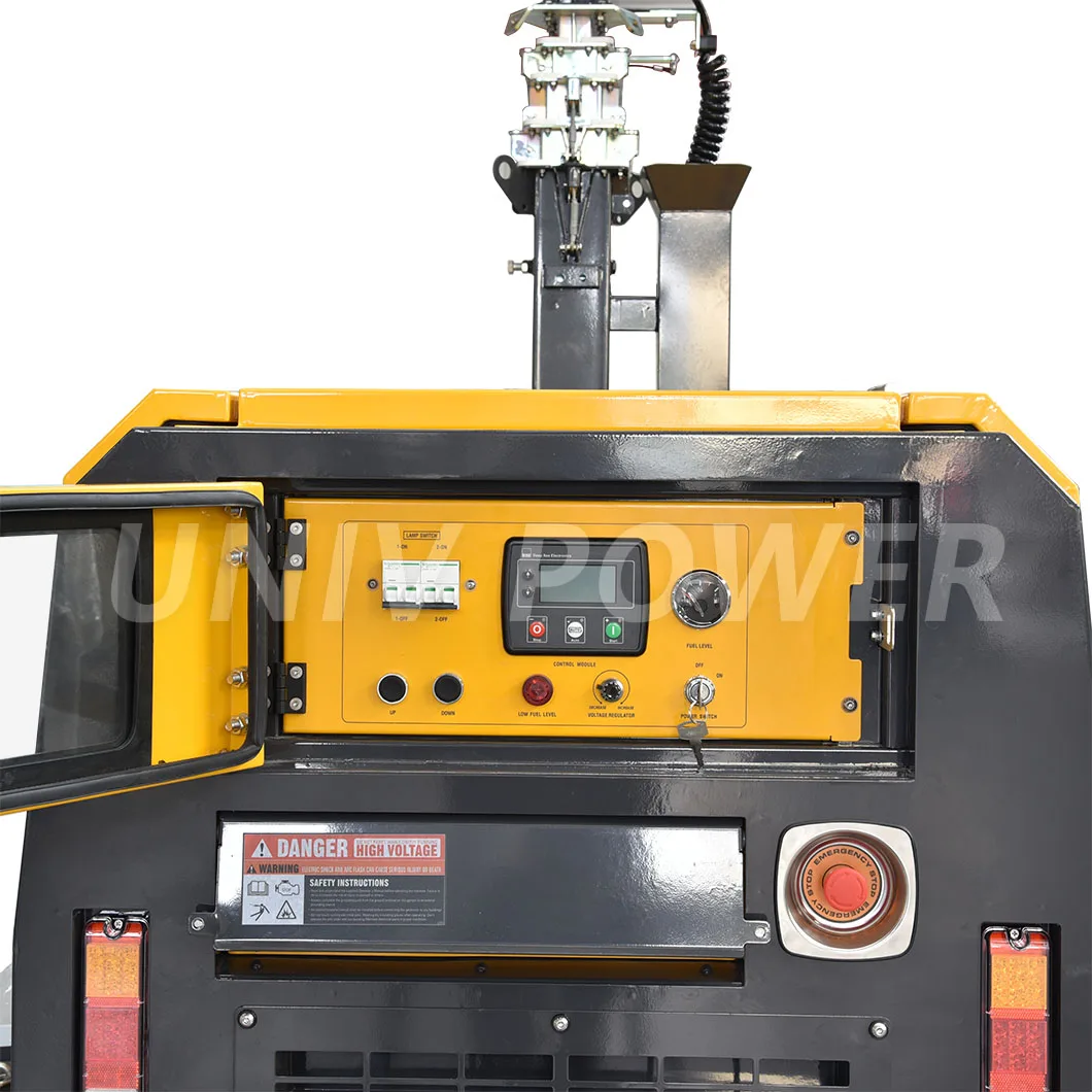 Portable Diesel LED Light Towers outdoor mobile type