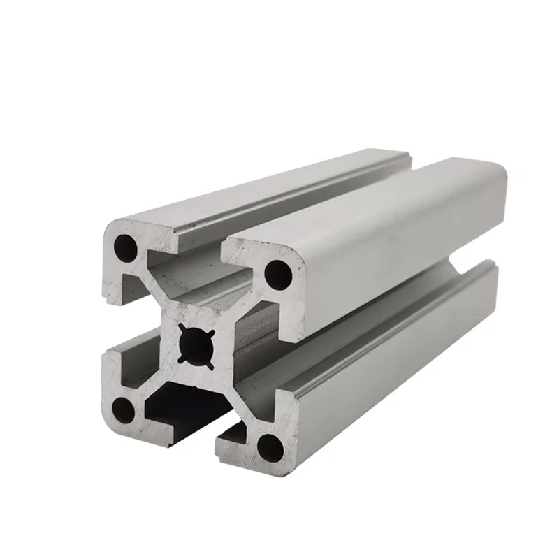 Custom Anodized ExtrudedIndustrial 4040 T Slot Structural Aluminum Profiles Extrusion 40x40