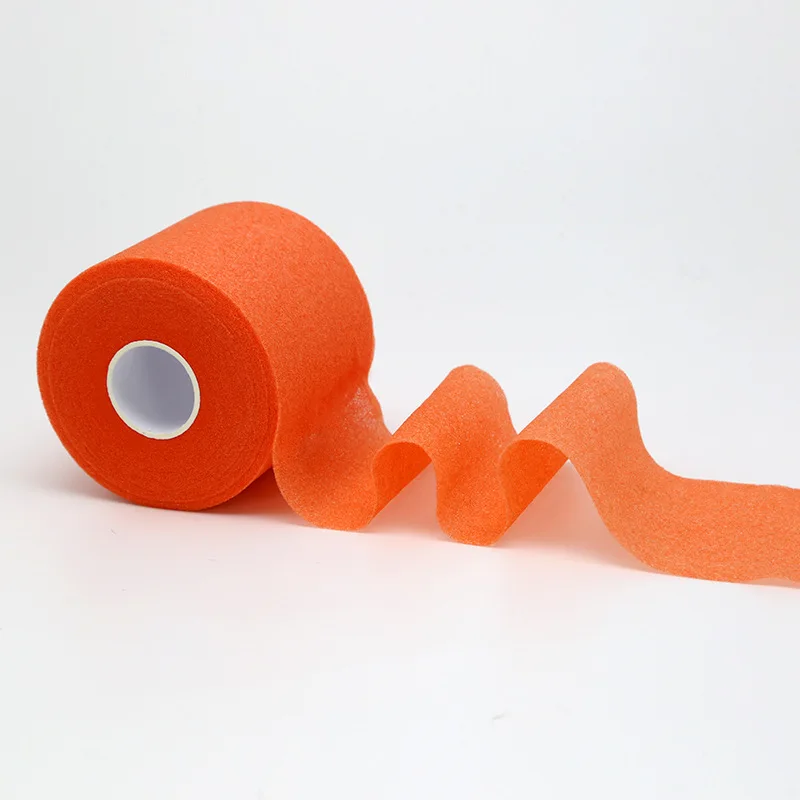 Customized logo porous durable sport foam bandage athletic wrap foam