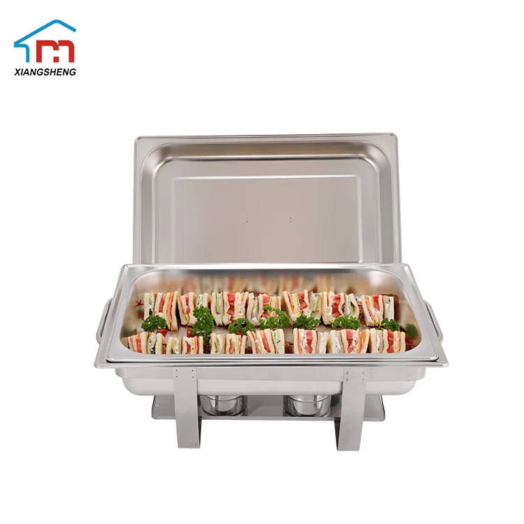 Hotel Restaurant Chaffing Dish Food Warmer Chafing Dish Buffet Catering Stainless Steel Food Warmer Chafing Dish Buffet Set