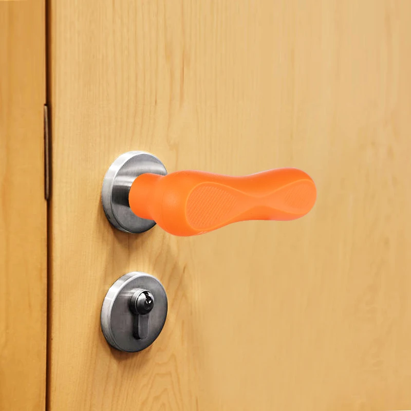 Anti-collision Door Knob Protective Covers Baby Safety Silicone Sleeve Protector Household Bedroom Living Room Accessories