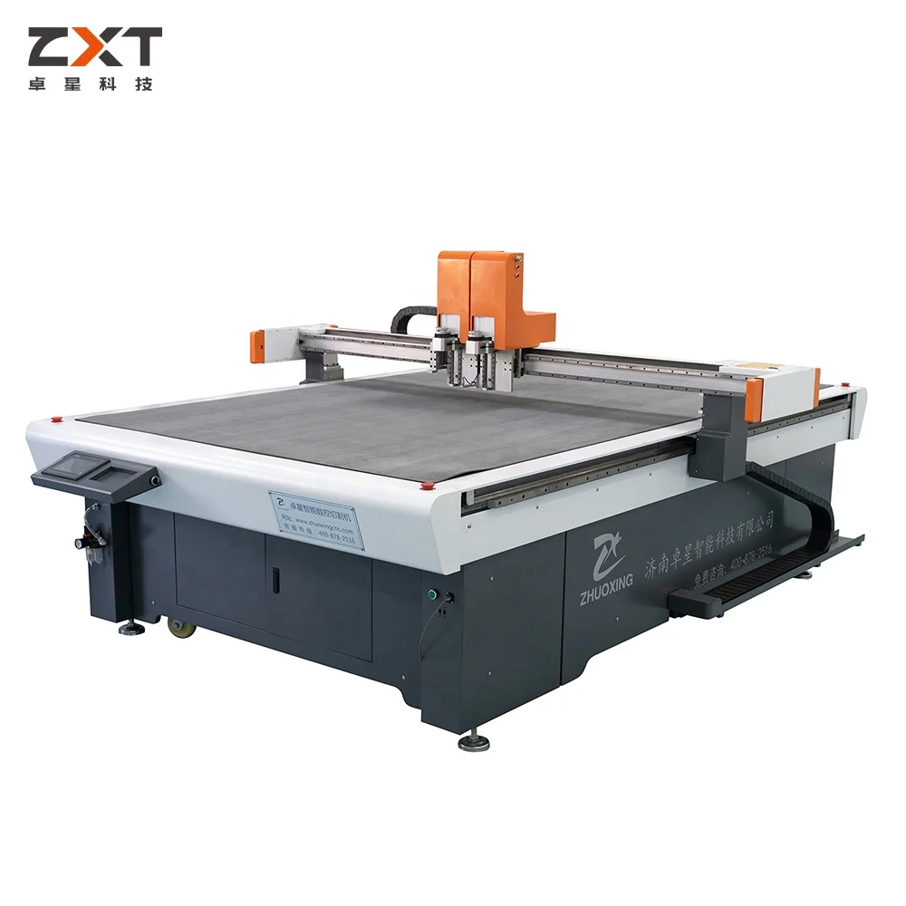 Corrugated Cardboard CNC Flatbed Cutter Machine with CCD Camera