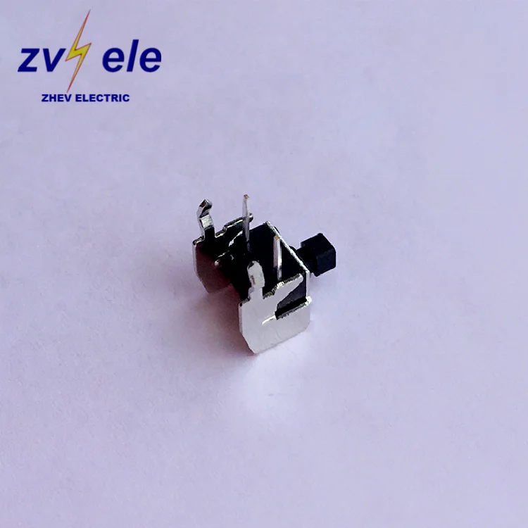 Square 6x6mm 180G DIP Tactile Switch With Round Button 250GF Tact