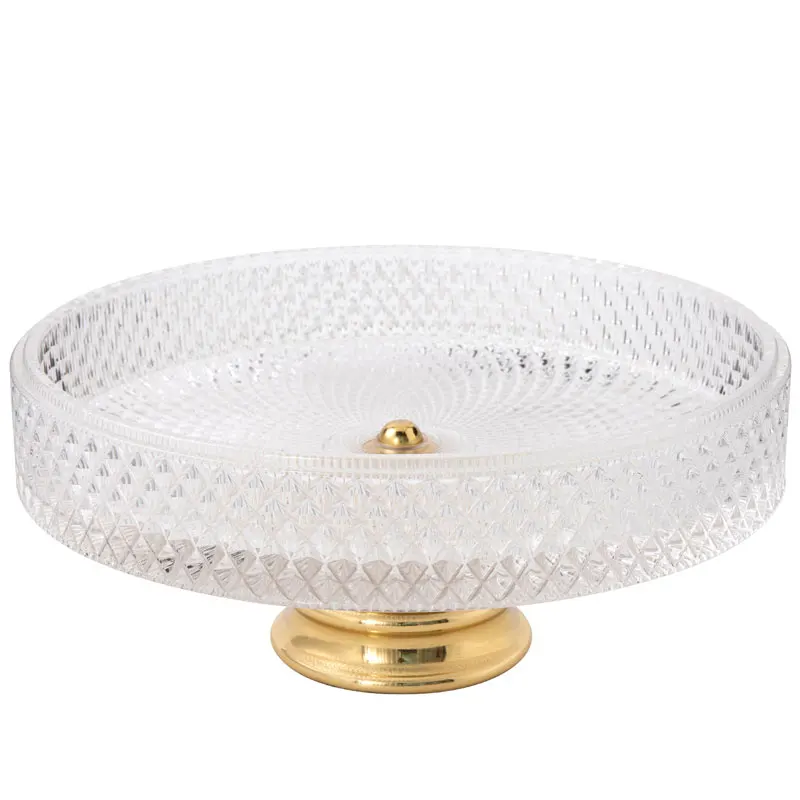 Decorative PLATE fruit glass Fruit Dish glass Decorative Plate Decorative in stock hot sell