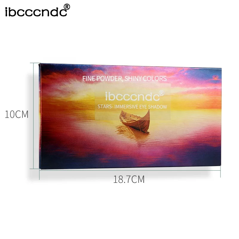 Makeup eye shadow 18-color eyeshadow palette ,private label with low MOQ, low price