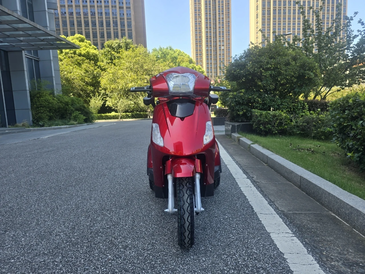 800W 1000W Electric Passenger Tricycle scooter 3 wheels electric bicycles for elder for two people