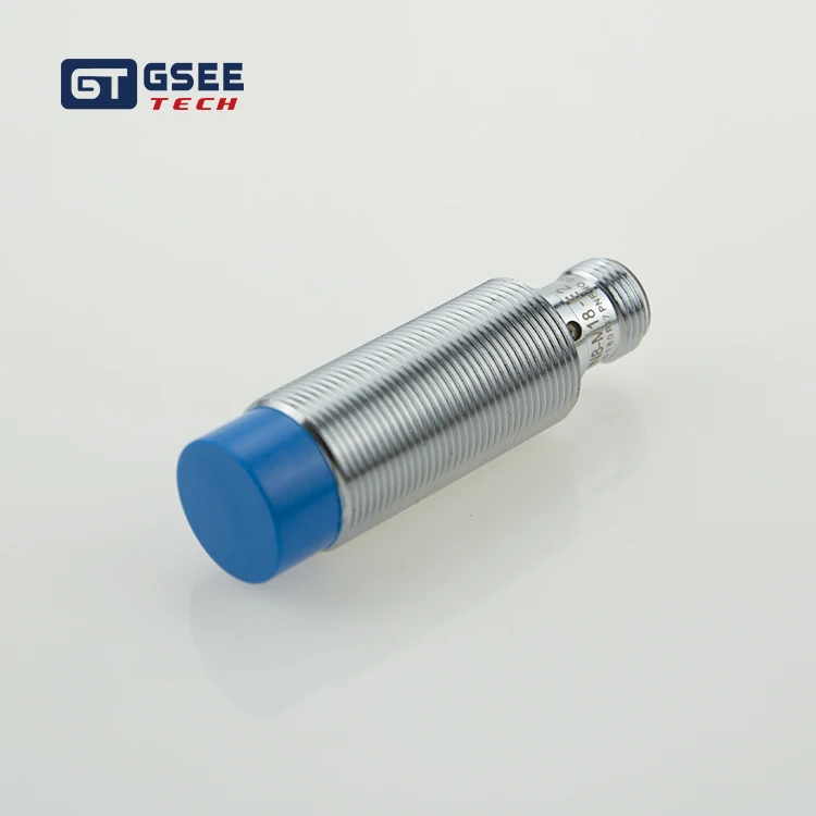 DC 3/4 wires PNP NPN non-flush mounting M18 inductive proximity sensor