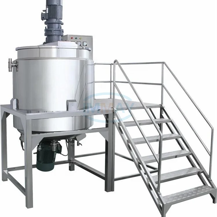 Factory supply industrial stainless steel ss liquid cream mixing machine heater mixer tank 1000litres 2000litres 3000litres