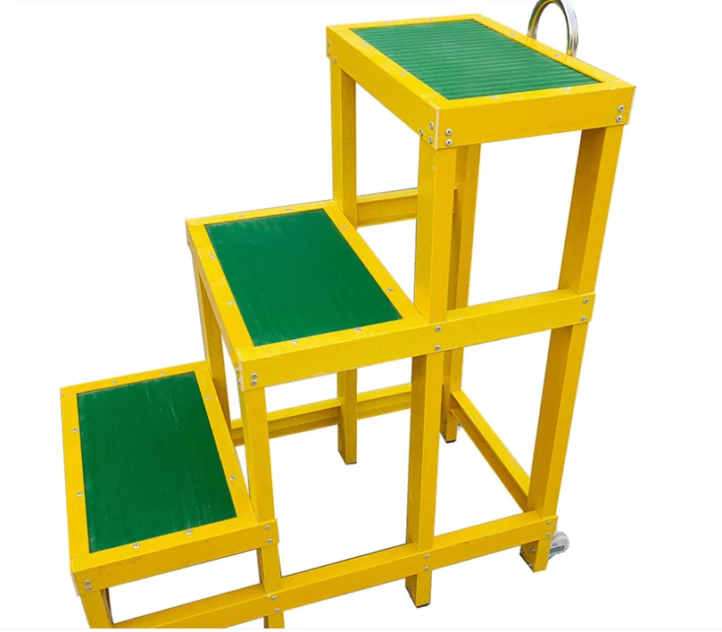 Cheap wholesale steps platform 3 folding step stool multipurpose ladder