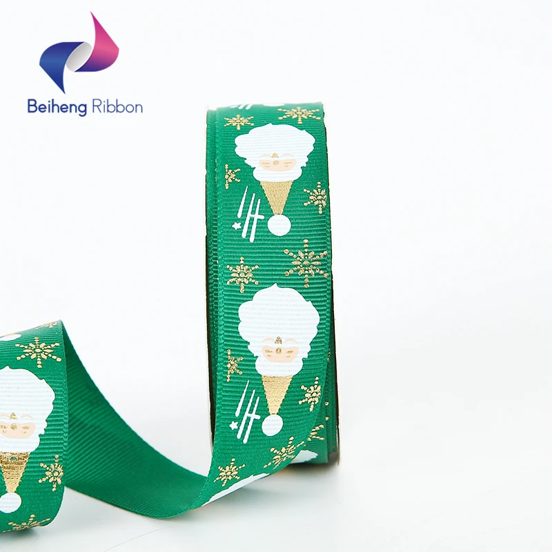 Wholesale Screen Ink Printing Grosgrain Zebra Ribbon for Festival Crafts