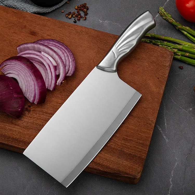 Stainless steel household kitchen sharp meat cleaver cutting vegetables and cutting bones dual knives