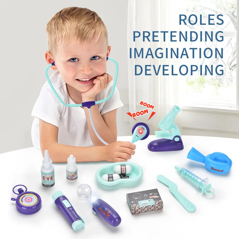 Girl nurse role play suit doctor little doctor simulation tool stethoscope clinic toy