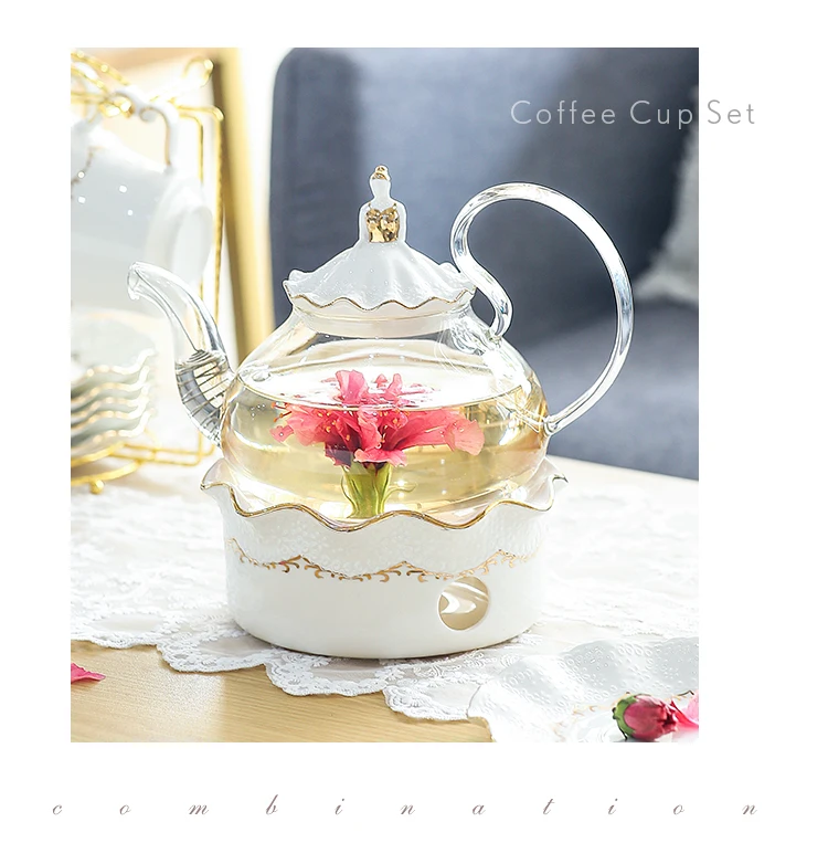 NEWELL Ceramic Tea  Suit Light Luxury Living Room Simple Kung Fu Tea Cup Scented Teapot Cup with Tray Exquisite Tea Set