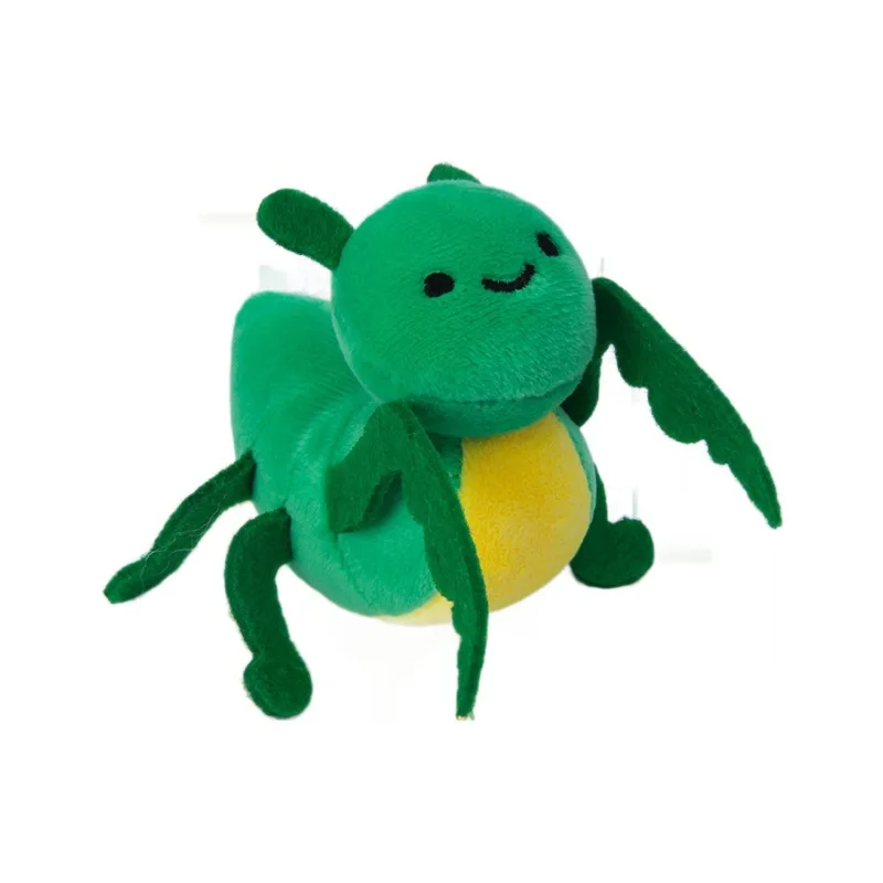 Unisex Beetle Ladybug Plush Keychain Car Decoration Bug Stuffed Animal Toys Backpack Charm Pendant for Parties