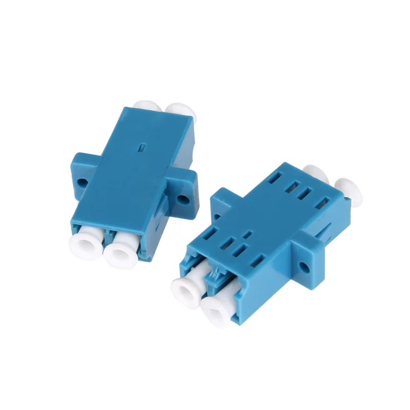 2 Port core Dual LC PC UPC APC SM Duplex Fiber Optic Adapter