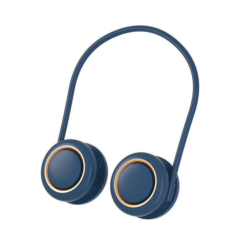 
Portable Neck Fan, Hands Free Bladeless Fan, 2000 mAn Battery Operated Wearable Personal Fan, Leafless, Rechargeable, Headphone 