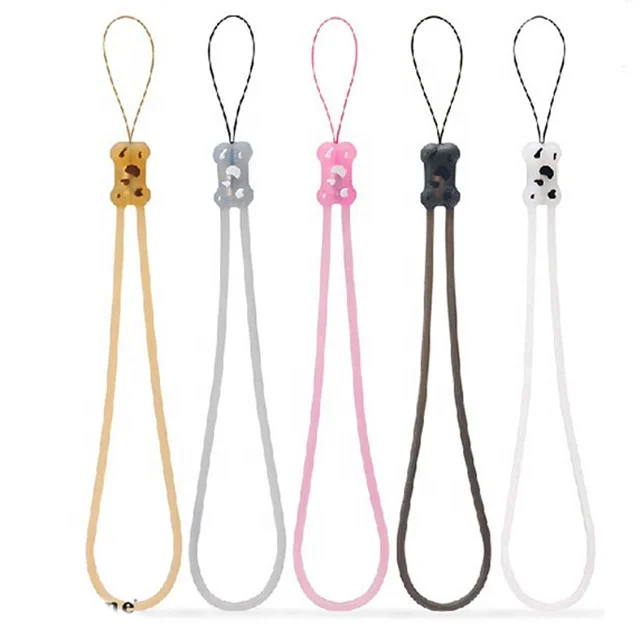 Надежное качество, силиконовые подвески для сотового телефона, силиконовый резиновый ремешок для телефона со словами