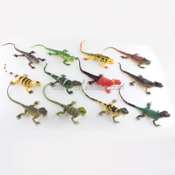 2023 Wholesale New Mini Lizard Toys Novel Decompression Toy Sticky Toys For Decoration