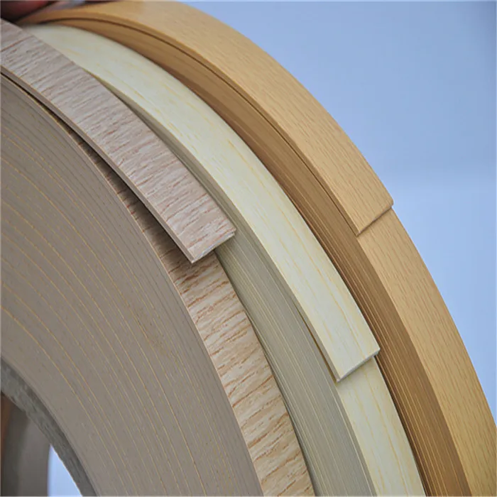 Manufacture Furniture accessories  kitchen cabinet 3mm plastic pvc edge band furniture strips