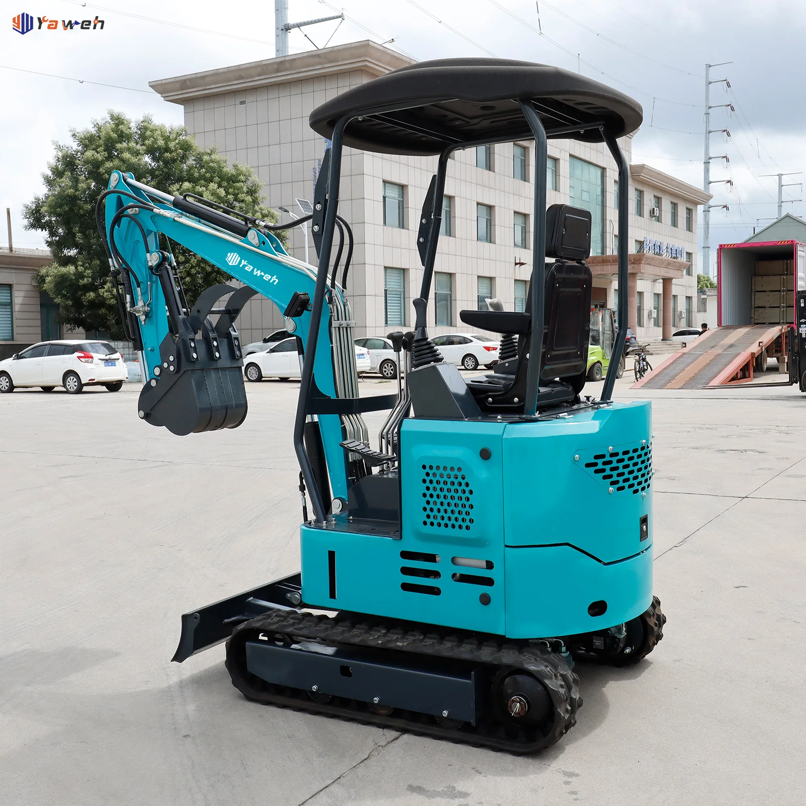 Yaweh undercarriage hrubber coupling for mini excavator xn16  breaker 1.8 ton  post driver cabin  for sale australia canada