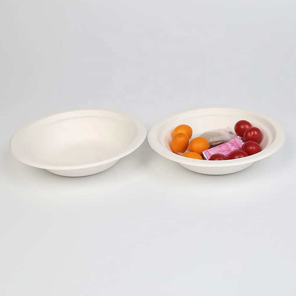 Biodegradable food grade sugarcane disposable bowls L044