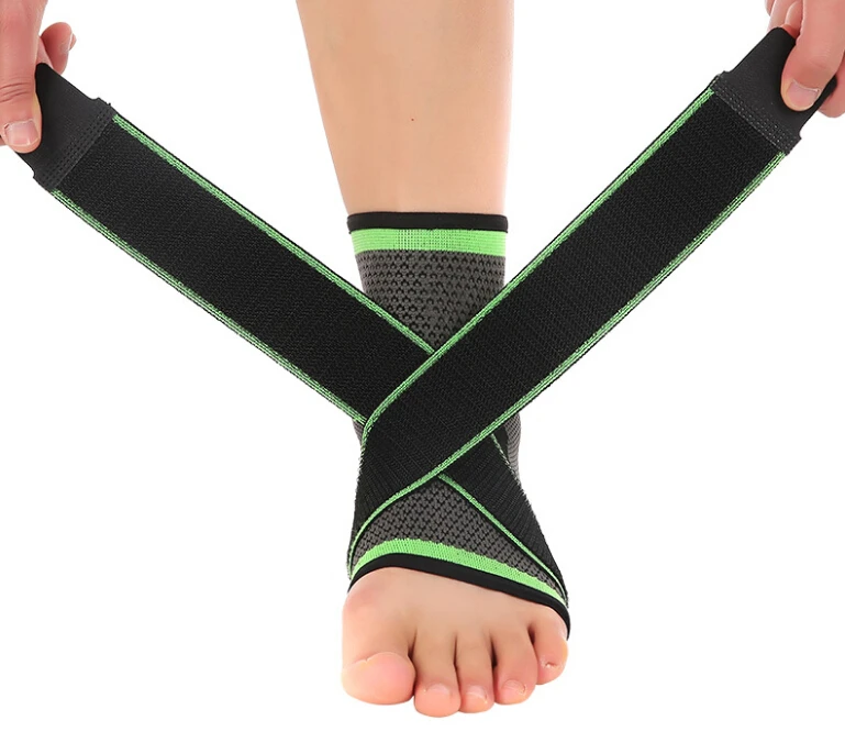 Компрессионная поддержка голеностопа с регулируемым ремешком для растягивания стопы, тендинита, подошвенного фасциита