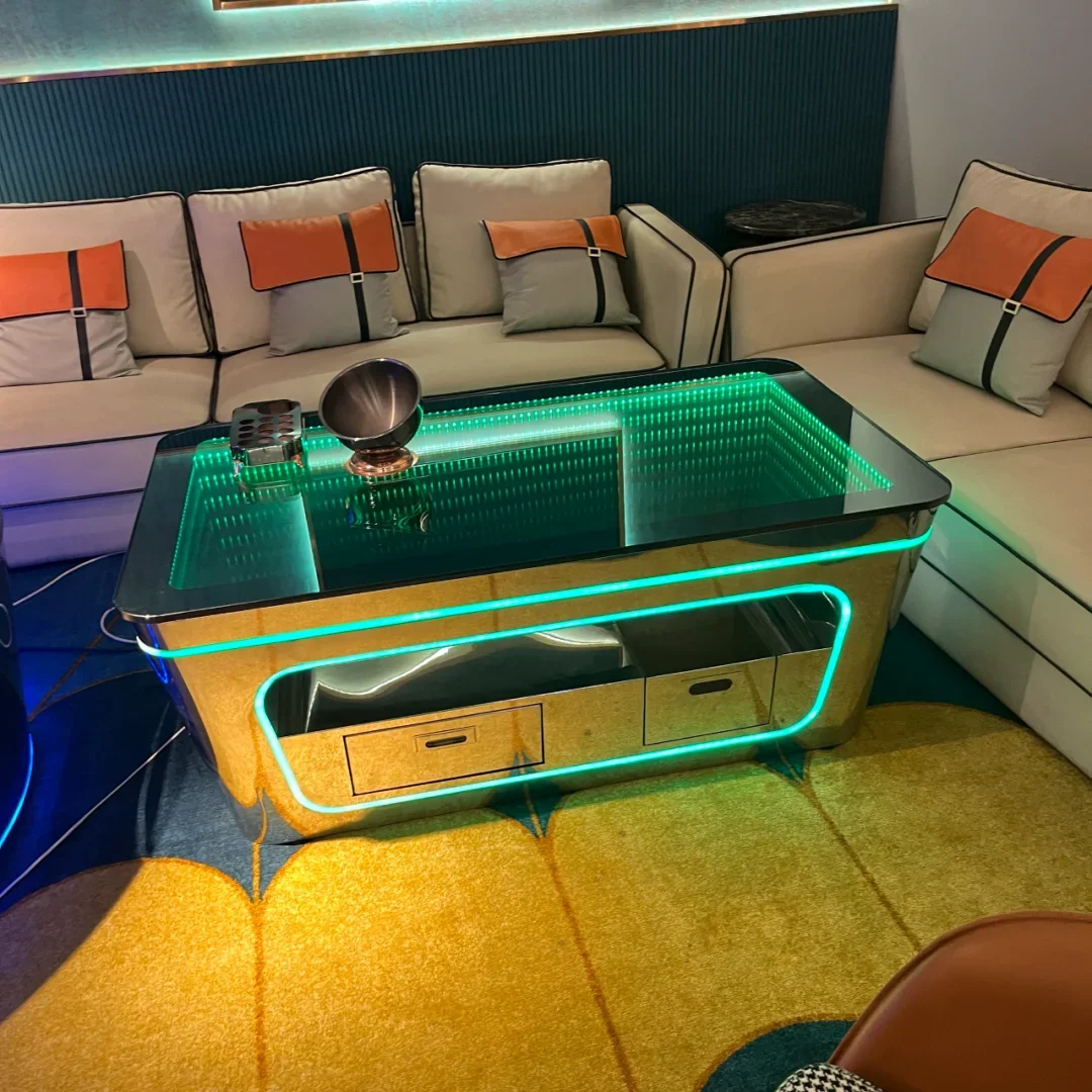 Wholesale New Design Nightclub KTV Night Club LED Infinite Bar Table Furniture