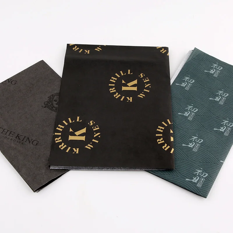 BTO Custom Brand Logo Printing Gift Wrapping Tissue Paper Clothes Tissue Wrapping Paper