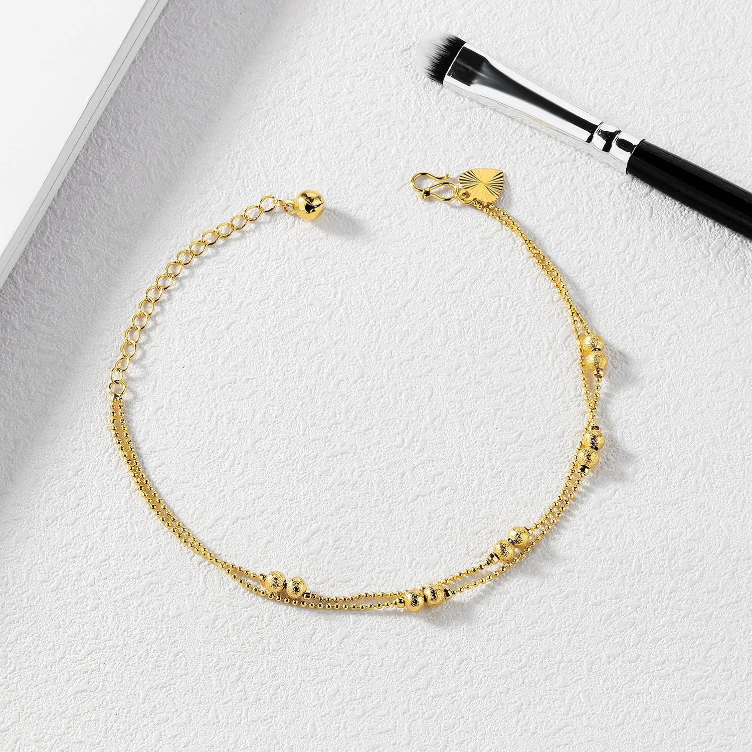 Anklets Foot Jewelry Custom Charm Indian Plated 24k Gold Anklets for Women