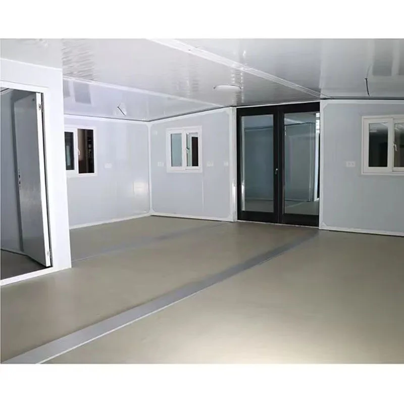 Simple Design Steel Structure Portable Container House 3 Bedroom expandable prefab house 19ft x 20ft