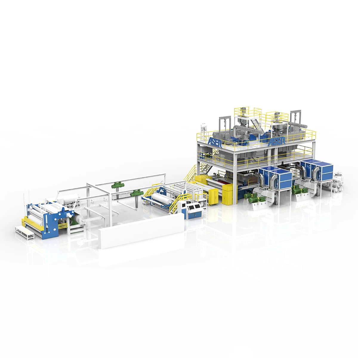 Glod Supplier of Spunbond Nonwoven Fabric Making Machine for PP Spunbond Fabric