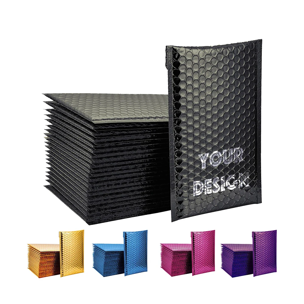 Custom Factory Direct Kraft Paper Padded Bubble Mailing Envelope Bags Kraft Bubble Mailer For Packaging