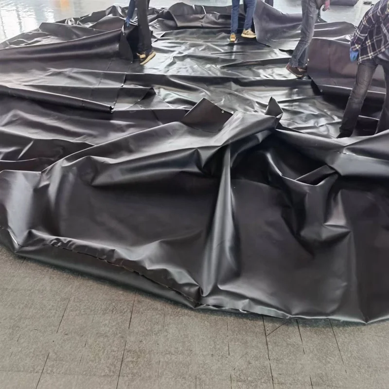 Factory Whosale Foldable PVC Tarpaulin With 0.5mm ~1.5mm Thickness for Water Storage or Fish farming