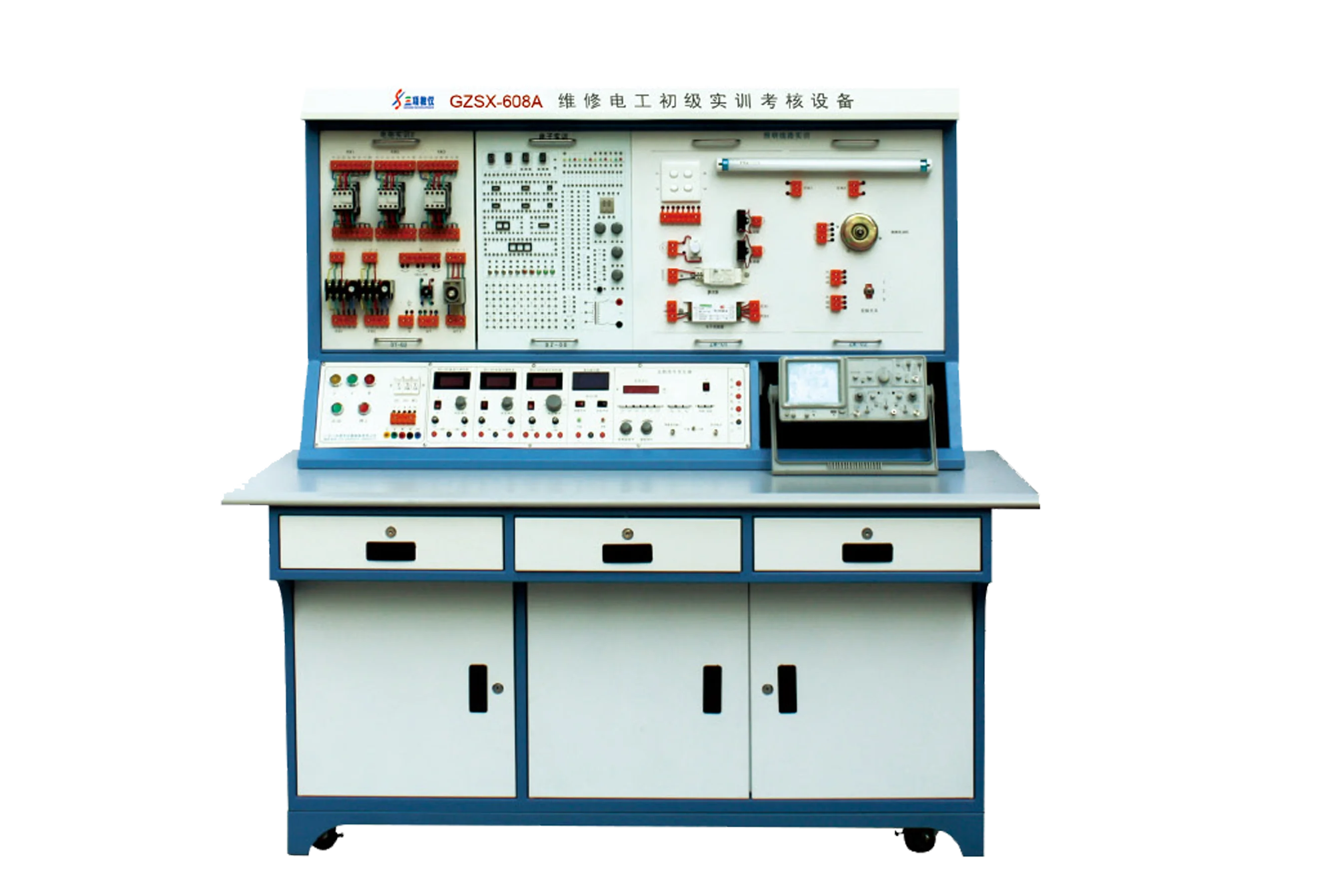 Hot Sale Electronic educational equipment Maintenance of Intermediate Electrician Training and Assessment Equipment