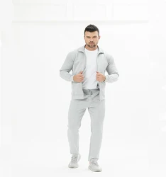 Оптовая продажа 2021, высококачественные мужские костюмы для бега на молнии, мужской комплект из двух предметов для бега