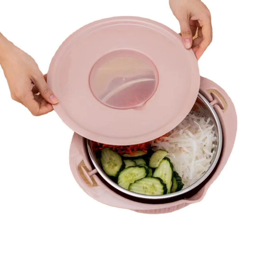 New Strainers for Kitchen 4 in 1 Fruit Cleaner Food Strainers and Colanders