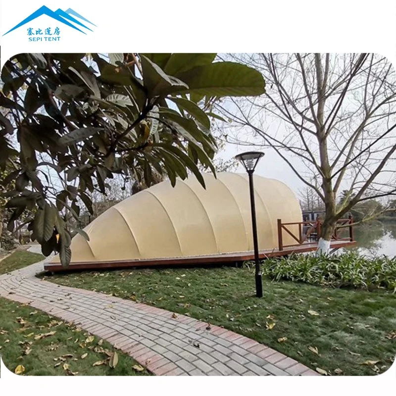 Yurt Outdoor Eco Hotel Tent Villa Resort Waterproof Customize Luxury Four-season Tent 15 -30 Years 25-130sqm One Bedroom CN;GUA