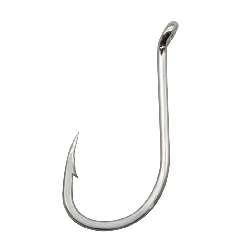 Carbon Steel Octopus Beak Hooks Eye Down Offset Hook For Freshwater And Saltwater Fishing