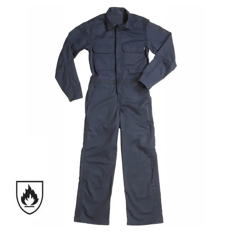 Factory Supply 7.5 Oz Twill Welding FRC FR Fire Resistant Flame Retardant Coverall