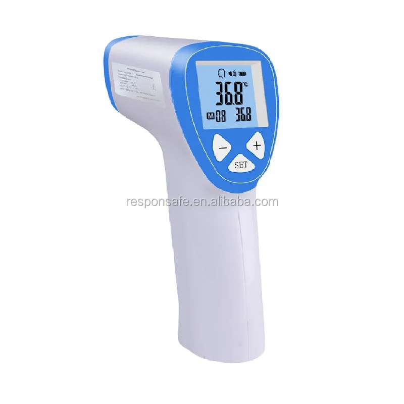 Thermometry Product Name Digitalthermometer in hand Measure the forehead