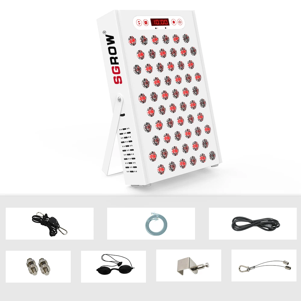 pdt machine face led light therapy panels 660nm 850nm Custom wavelength near infrared light red light therapy lamp