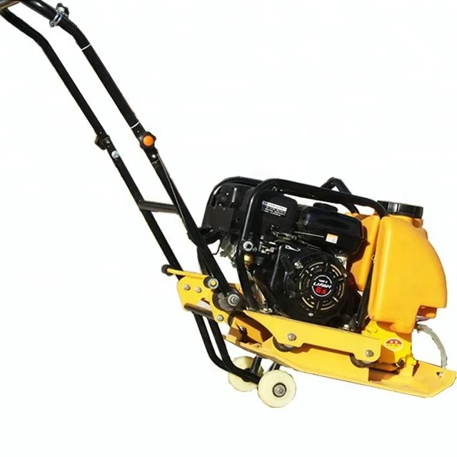 for asphalt compacting with water tank cast iron vibrating plate compactor