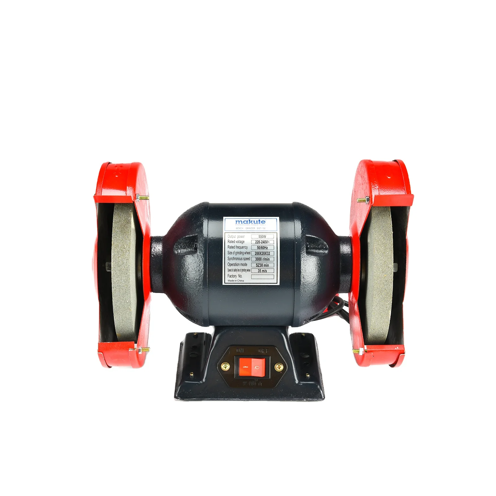 Makute Professional 550W 200mm Bench Grinder Industrial Bench Grinder SIST-200