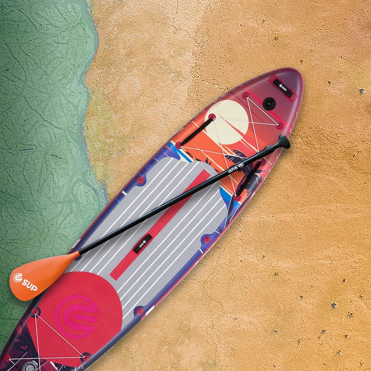 E SUP Paddle Sup Boards Inflatable Stand Up Paddle Boards Sup board inflatable fishing water play surfing double layer by esup