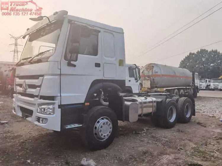 
Used 420hp Sinotruk Howo tractor truck for sale, 420 horsepower used Howo tractor truck 6x4 