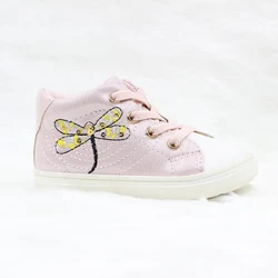 Spring Summer Fashion Girls Styles Pink Pu Upper TPR Outsole Girl Shoes Casual Sneakers